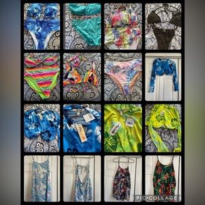SOLD-Lot of bikini size large, and extra large.